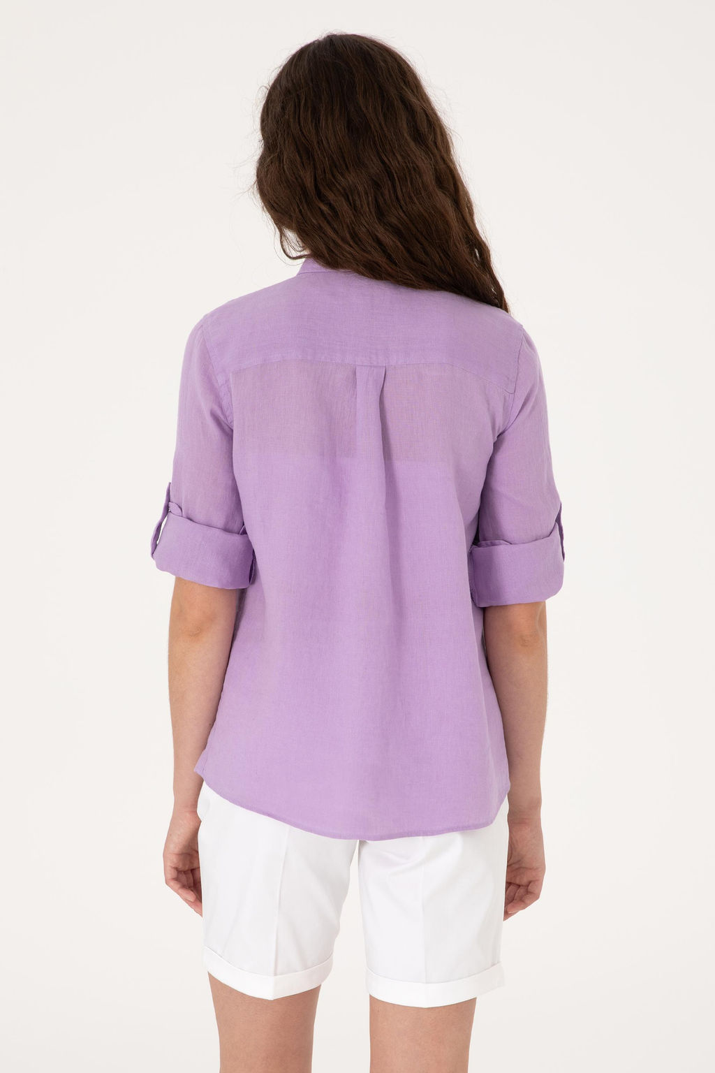 Kad_n Lila Uzun Kollu G_mlek Sepette S_rpriz _ndirim - U.s. polo assn фото 5