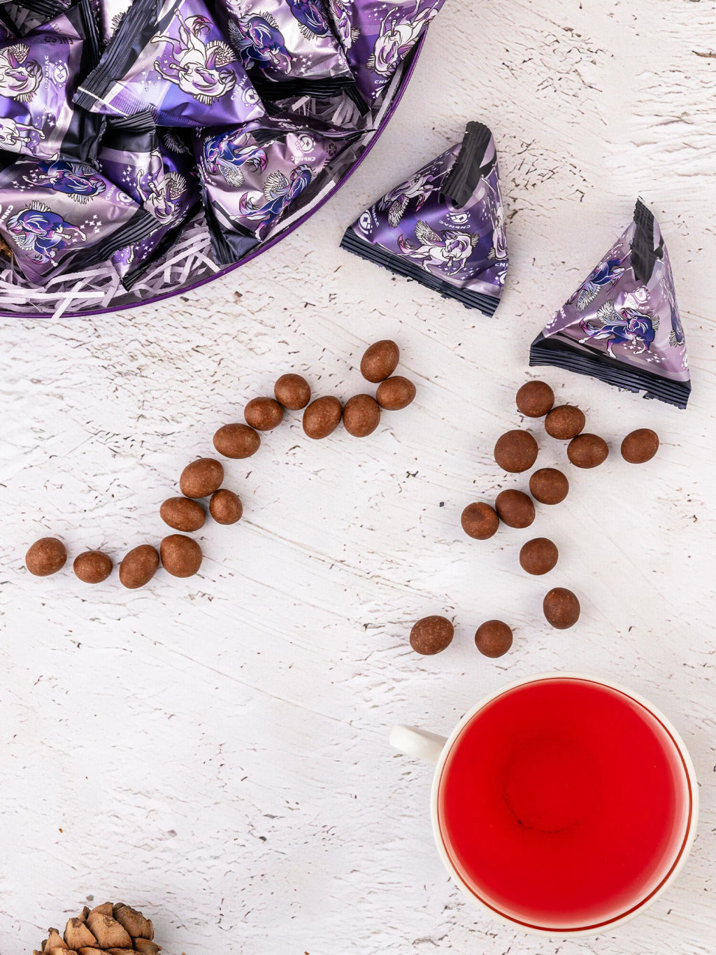 Драже Пирамидка Пегас арахис в глазури вес 500 г (Сириус)