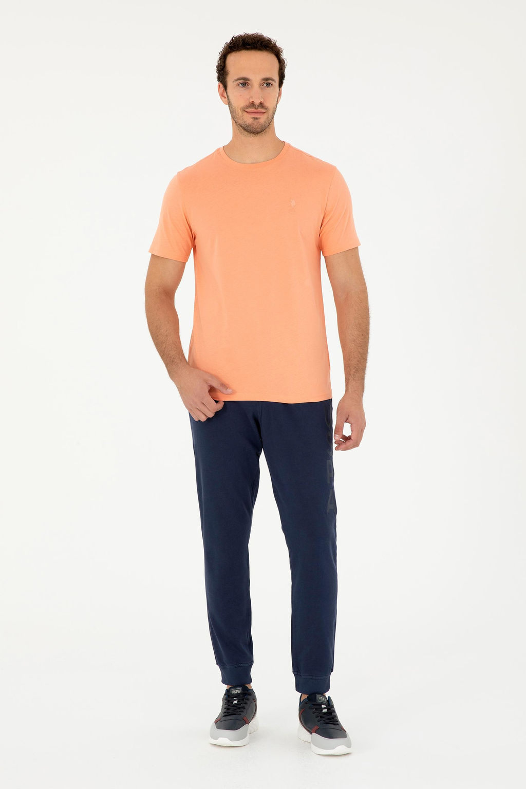 Мужская базовая футболка Salmon - U.s. polo assn фото 4