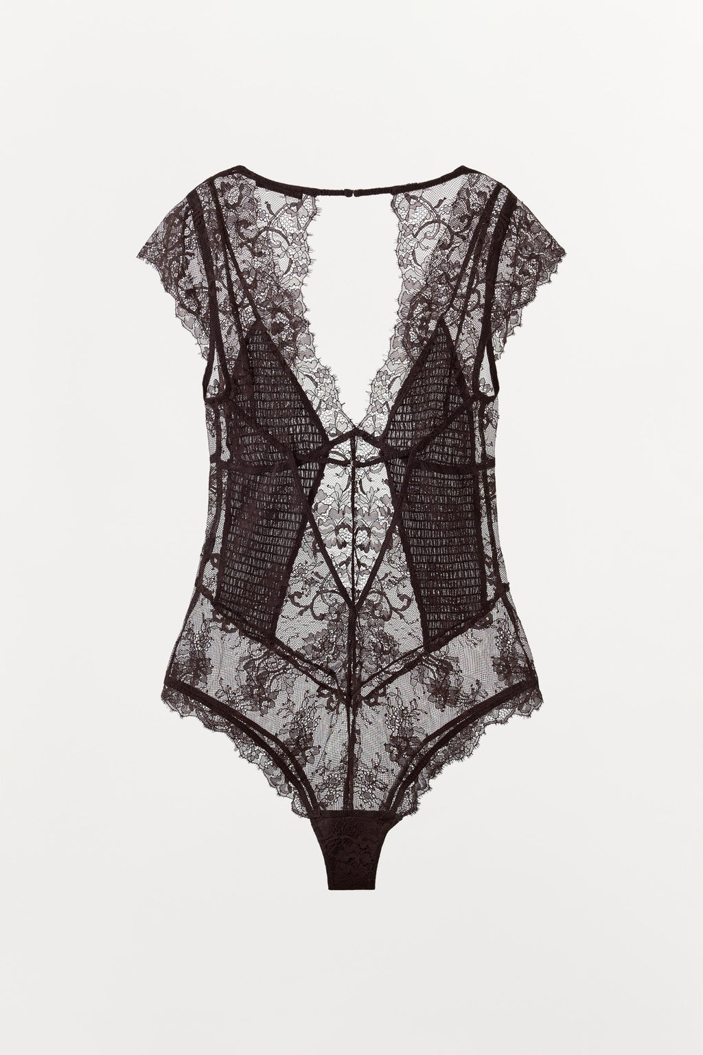 BODY COMBINADO ENCAJE / Granate