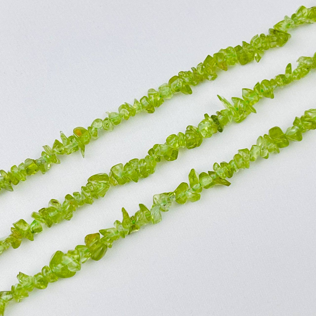 Бусины для украшений из Хризолита крошка 40 см