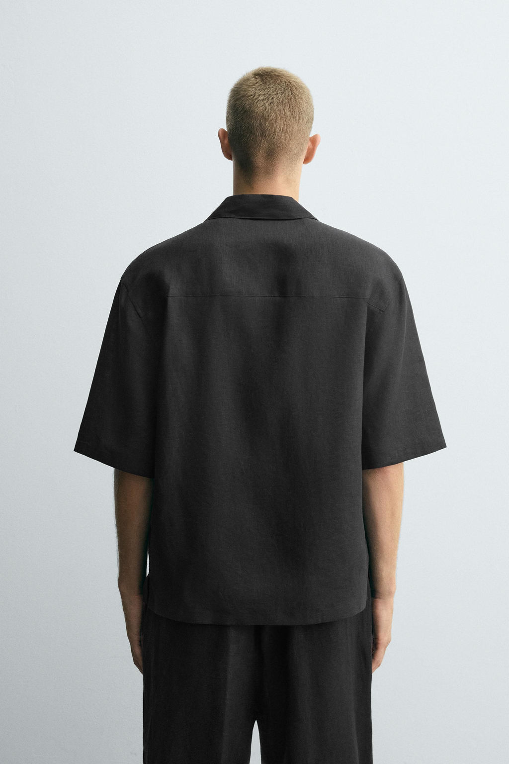 100% LINEN KIMONO SHIRT - Zara фото 3