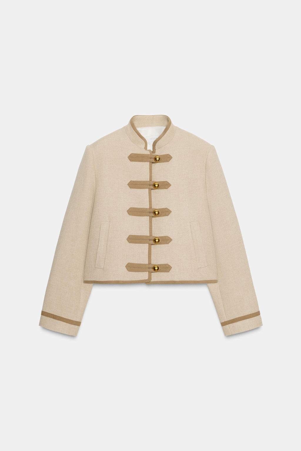 TOGGLE SHOULDER PAD JACKET - Zara фото 7