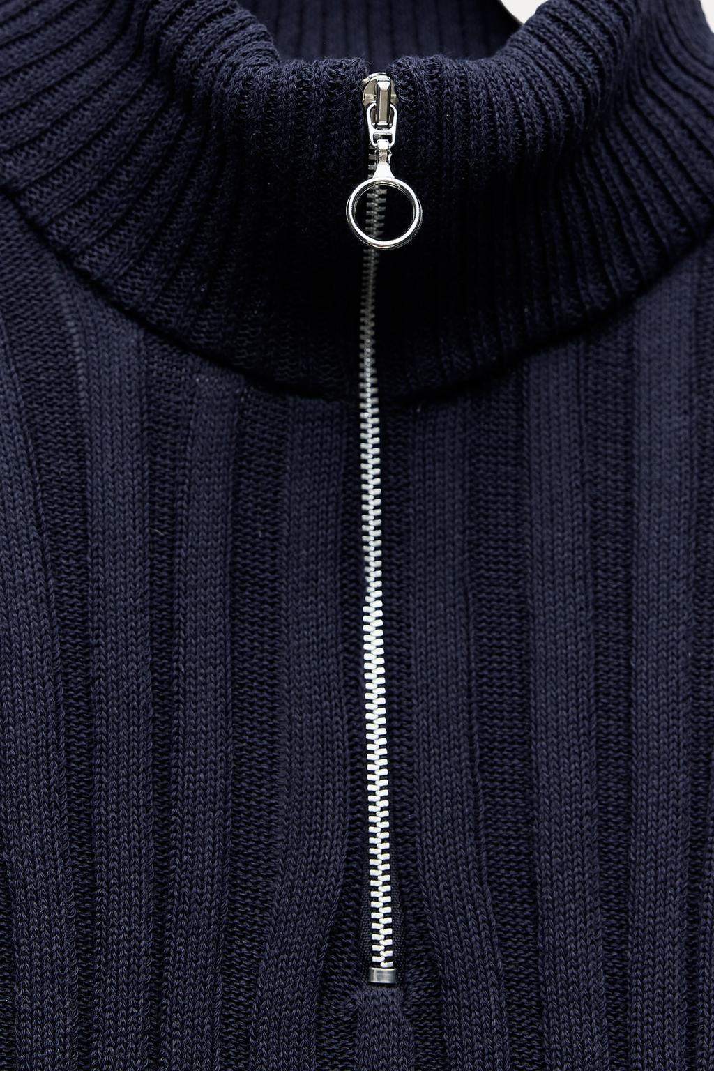 ZIP-UP GILET T-SHIRT - Zara фото 9