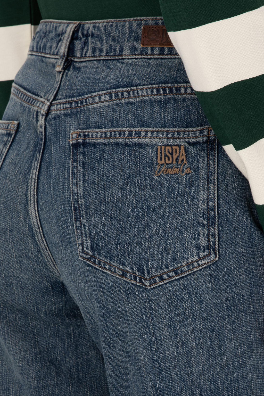 Kad_n Ye_il Jean Pantolon Sepette S_rpriz _ndirim - U.s. polo assn фото 6