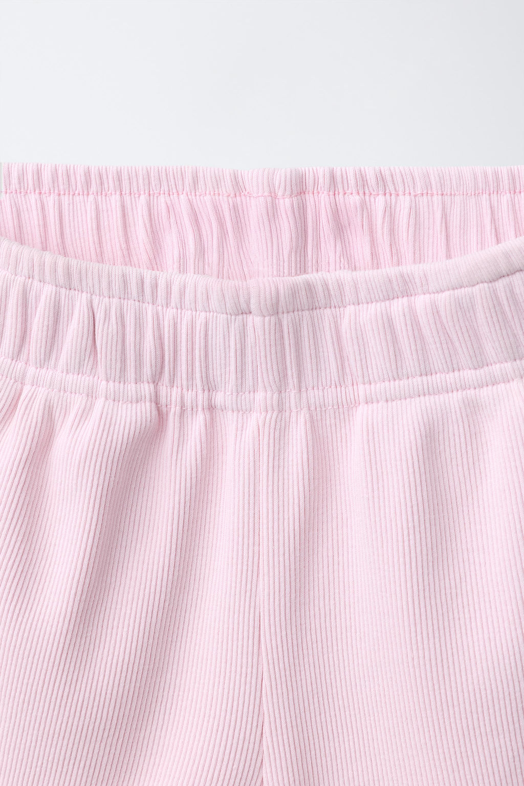 CONJUNTO RIB LAVADO CAMISETA NADADORA Y BERMUDA / Rosa - Zara фото 8