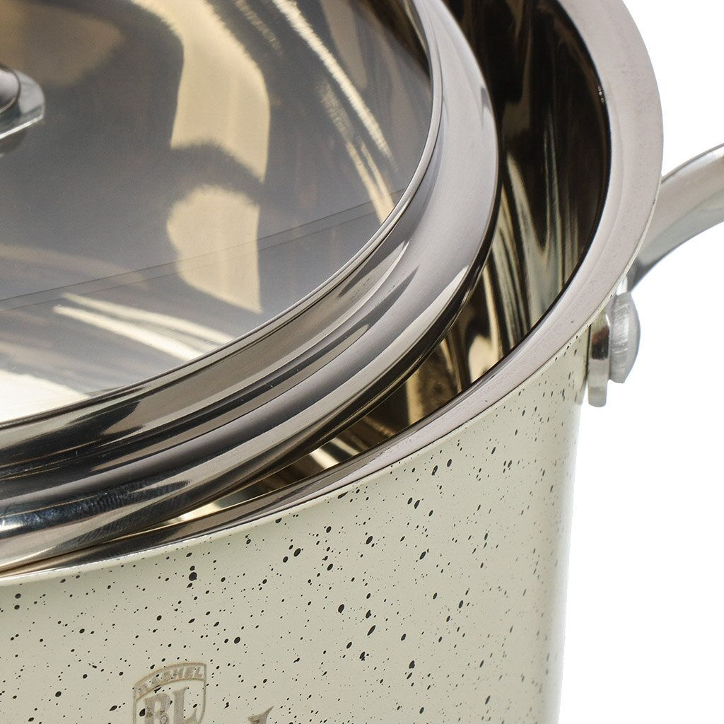 Кастрюля 3,6л из нержавеющей стали со стеклянной крышкой, 20х11.5см (R-306в) /Rashel/  фото 7