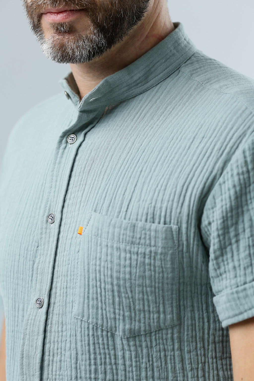 Мужская рубашка 219-с-04 - Nicolo angi фото 4