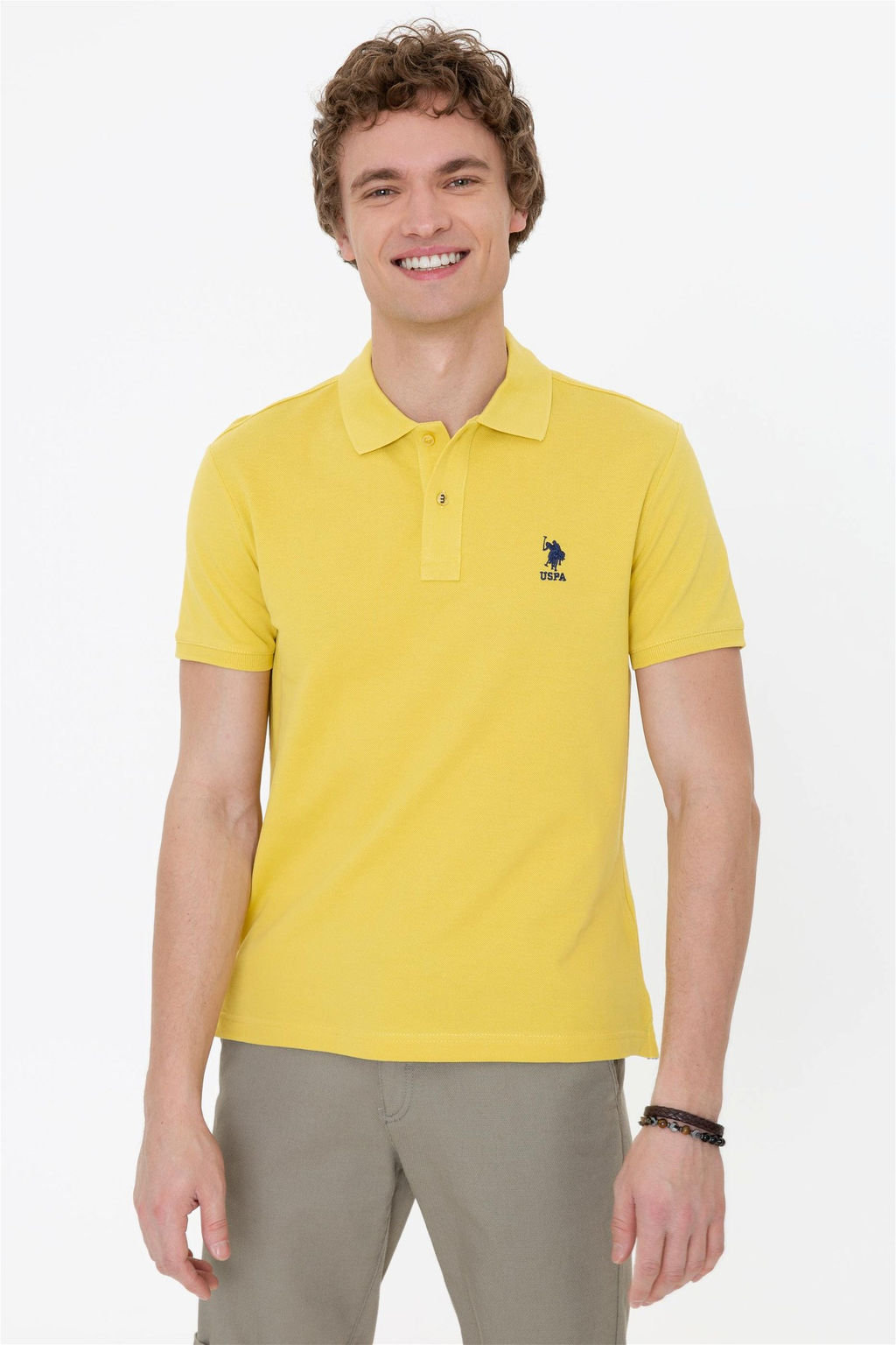 Мужская футболка с воротником-поло Saffron Basic - U.s. polo assn фото 9