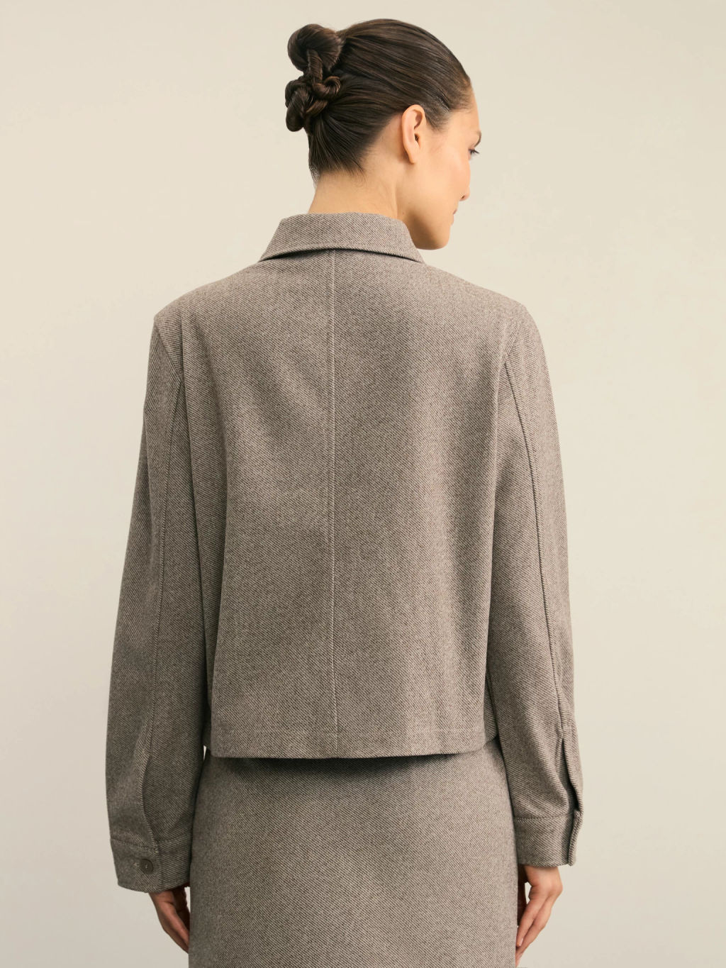 Укороченный жакет на молнии / Zarina  фото 5