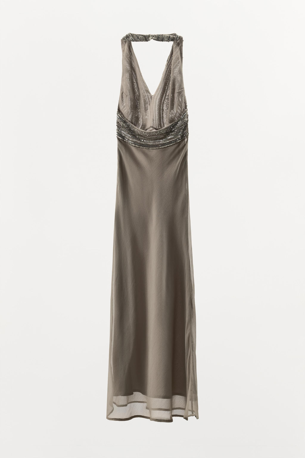 LONG EMBROIDERED DRESS - Zara фото 7