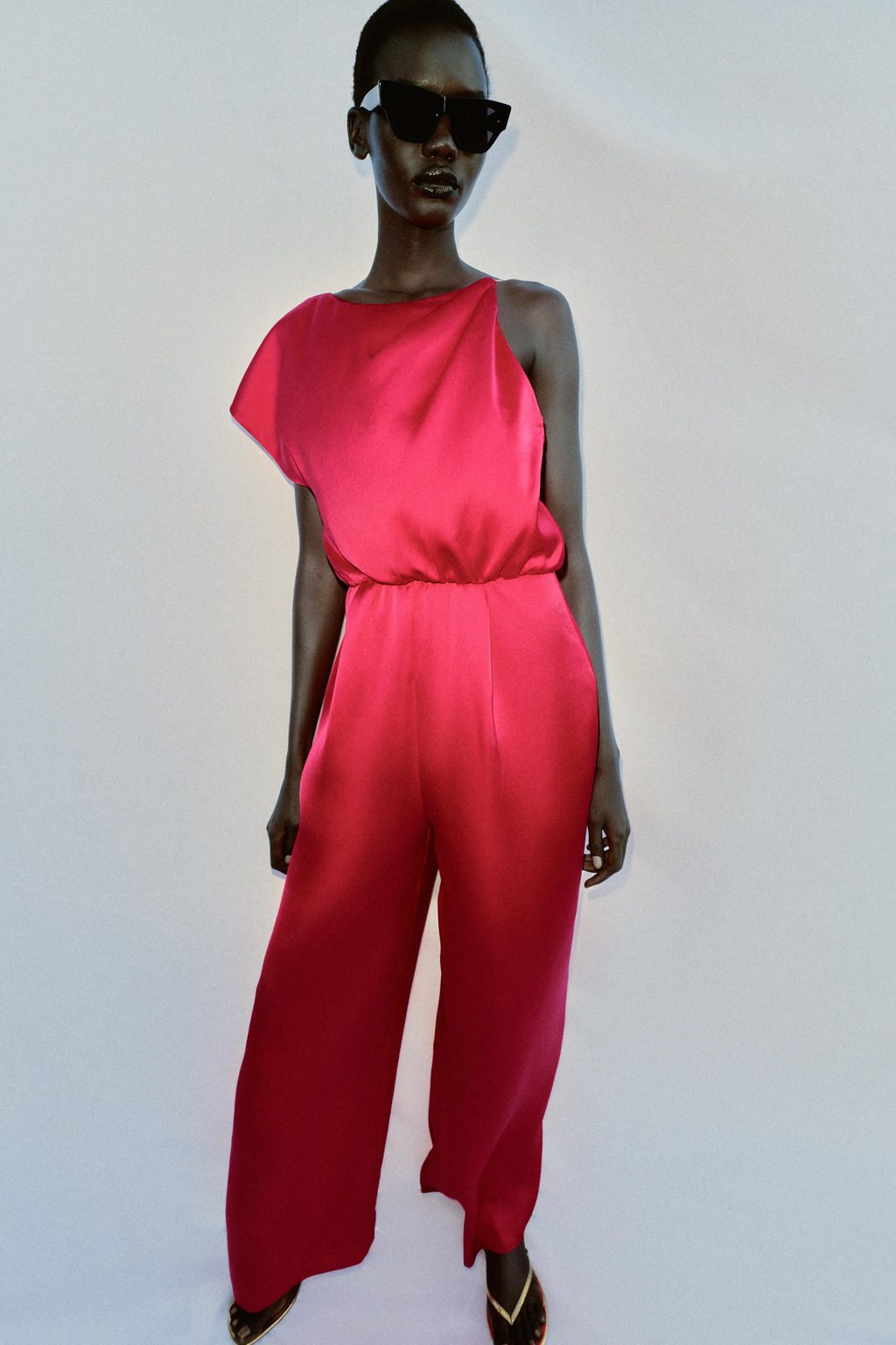 MONO ASIM?TRICO SATINADO / Fucsia - Zara фото 3