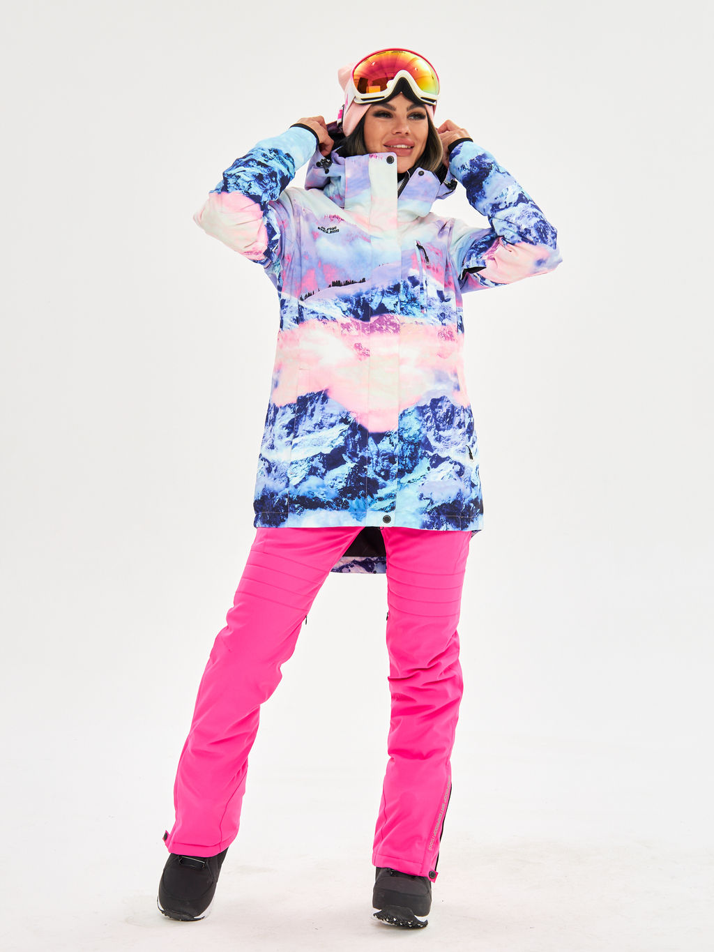 Женская горнолыжная сноубордическая куртка Alpha Endless Ultra Chaleur SNB 423/316_9 Разноцветный  фото 22