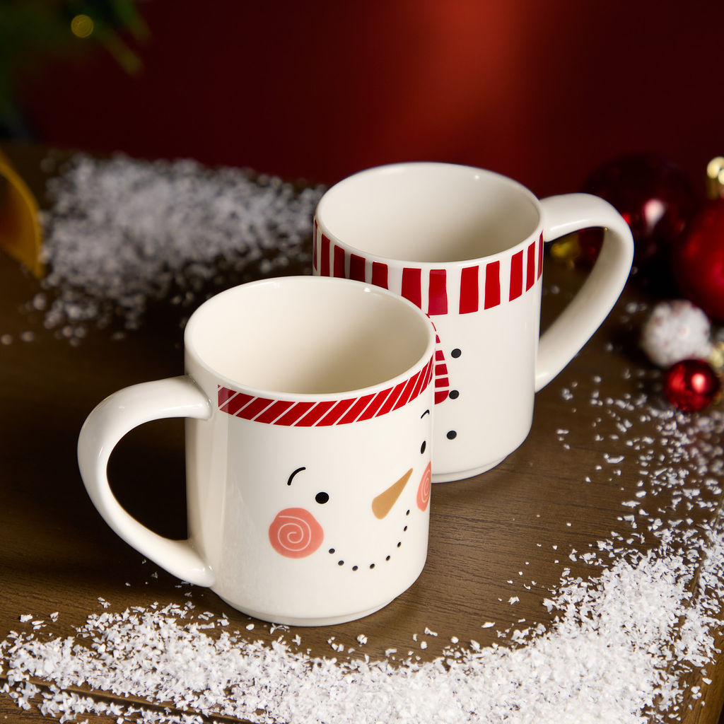 НАБОР КРУЖЕК LEFARD SNOWMAN 2 ШТ. 285МЛ  фото 9