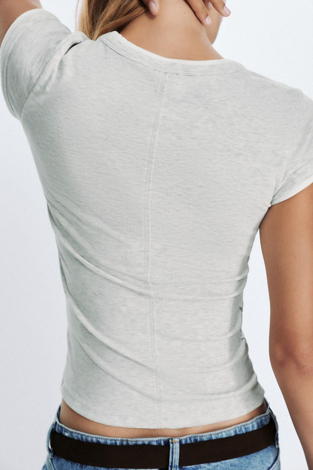 DOUBLE T-SHIRT - Zara фото 4