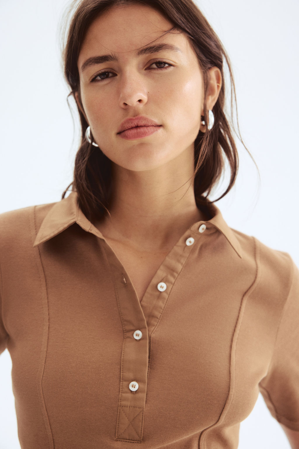 Top con cuello camisero - H&m фото 2