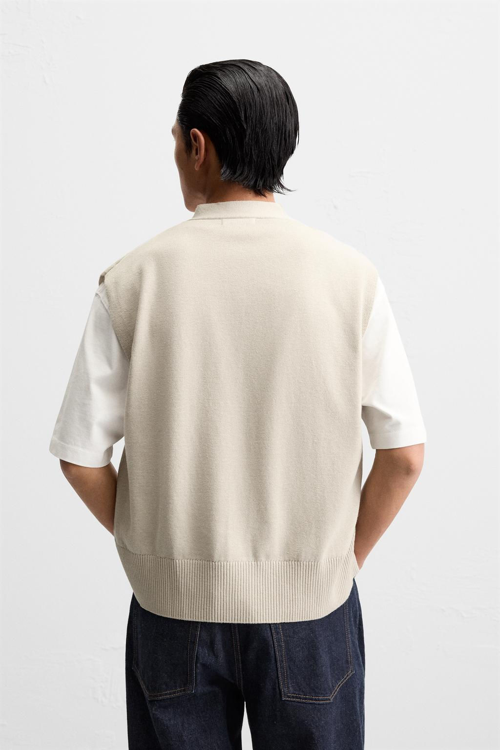 RIBBON KNIT WAISTCOAT - Zara фото 3