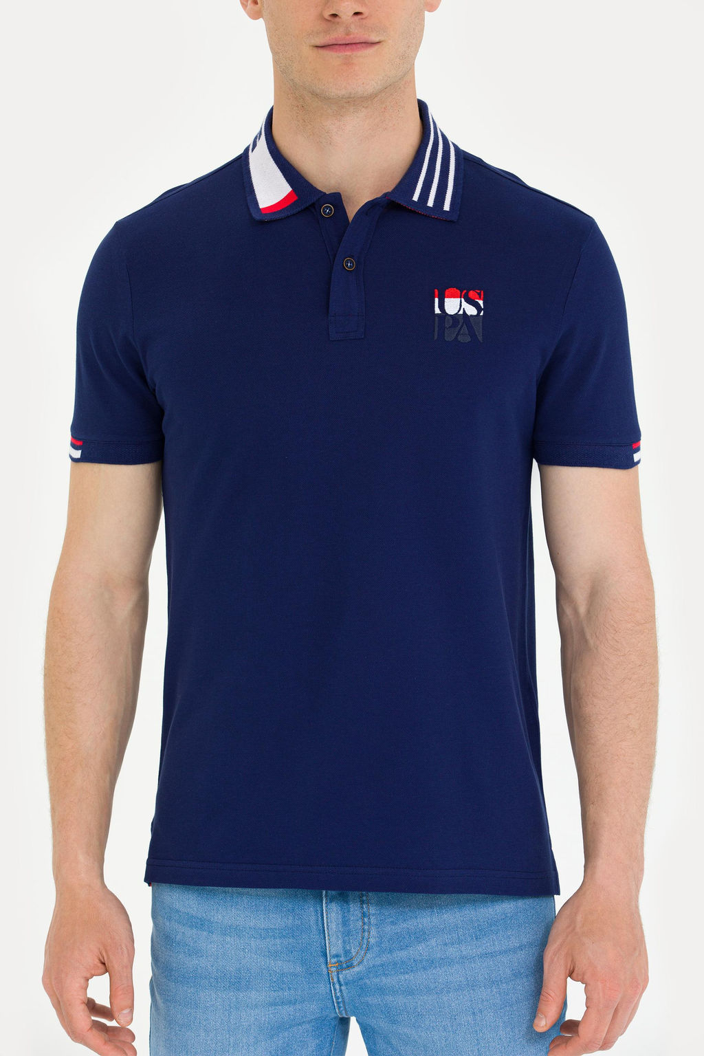 Мужская темно-синяя футболка - U.s. polo assn фото 20