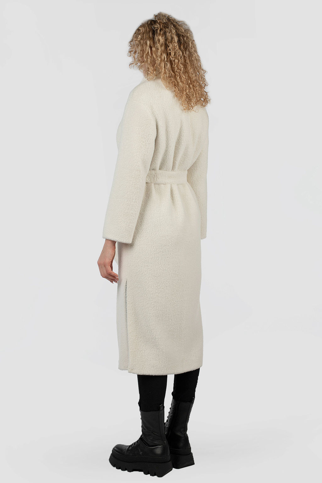 01-11887 Пальто женское демисезонное (пояс) - El podio фото 4