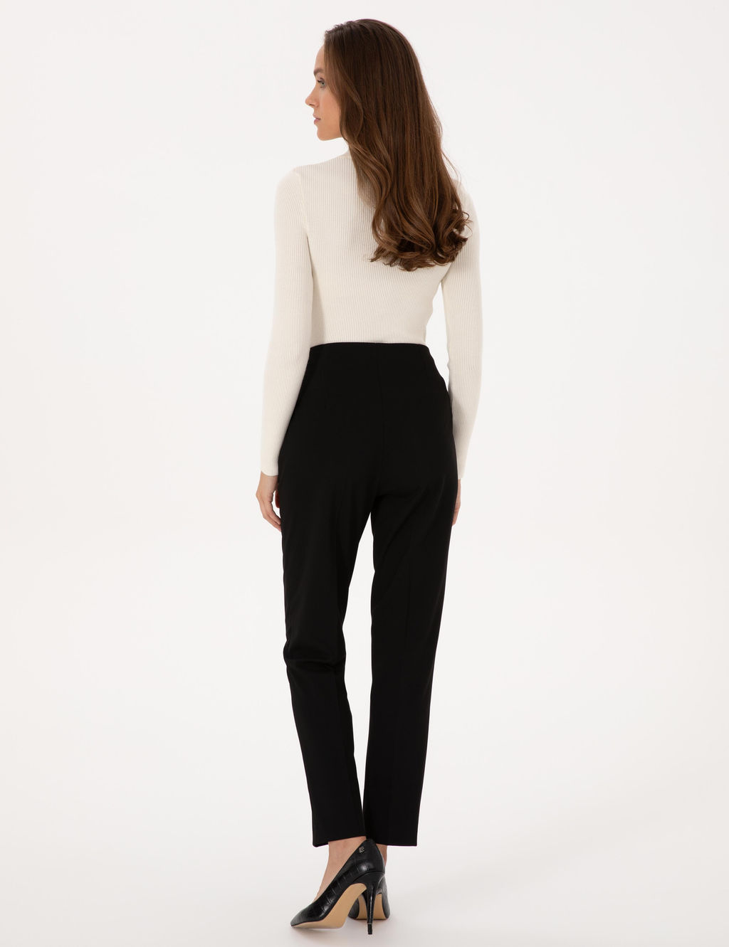 Siyah Carrot Fit Kuma_ Pantolon - Pierre cardin фото 4