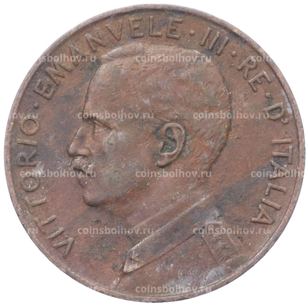 Монета 2 чентезимо 1916 года Италия