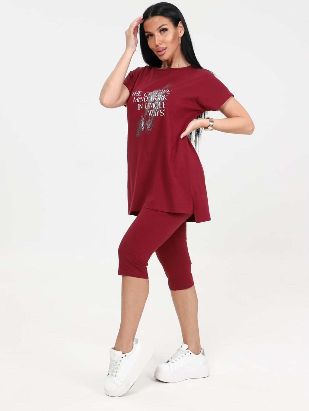 IV-CAPRIZ Эпюр - костюм бордовый