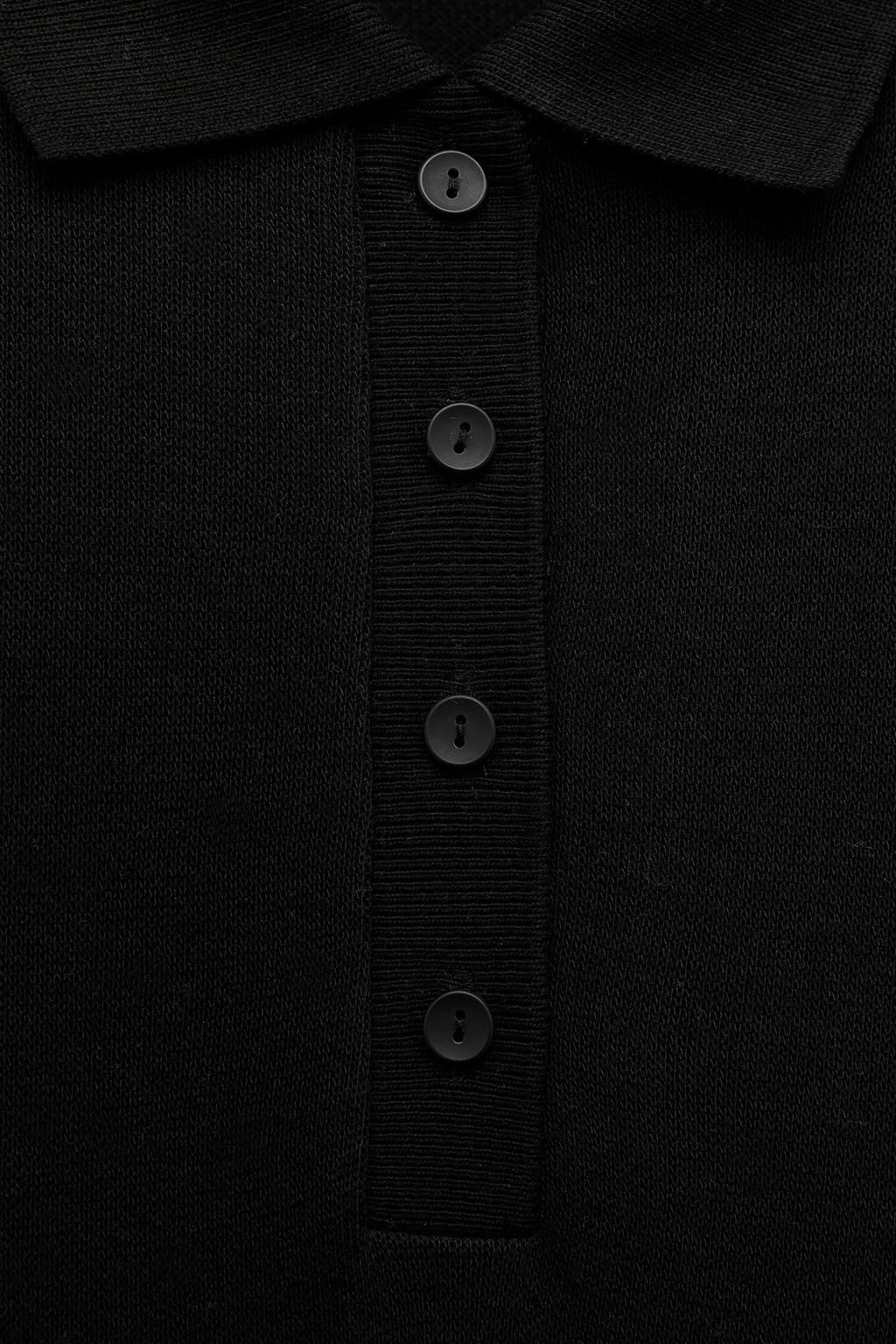 SOFT POLO COLLAR SWEATER - Zara фото 9