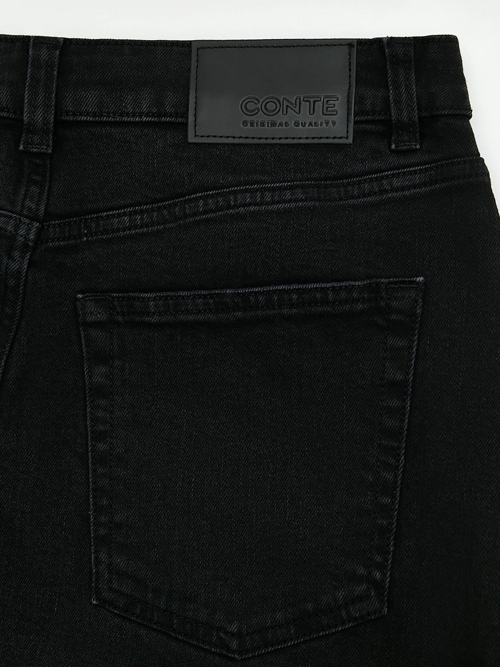 CONTE CON-815 Юбка джинсовая женская washed black - Conte elegant фото 10