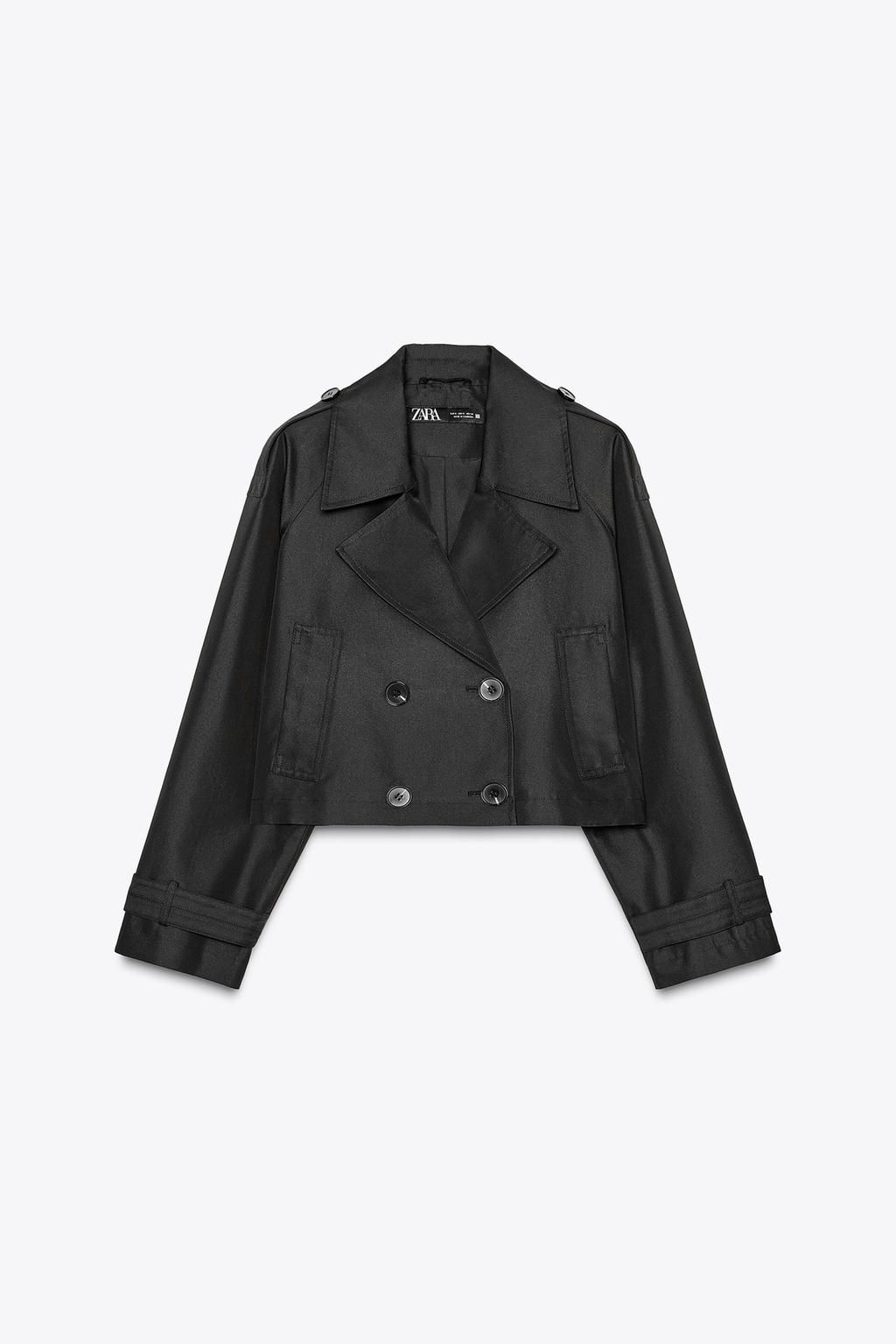 SHORT DOUBLE-BREASTED JACKET - Zara фото 11