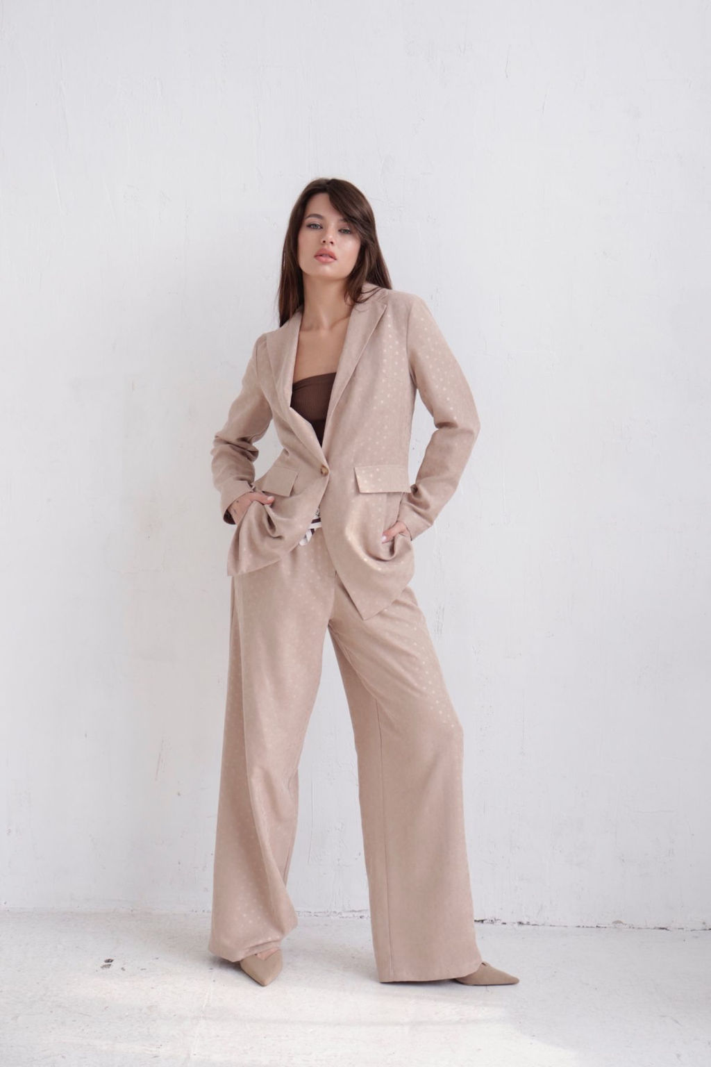 Жакет удлинённый с английским воротником - Martichelli фото 8