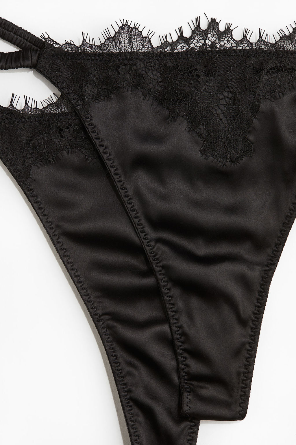 Pack de 2 bragas Thong de saten - H&m фото 2