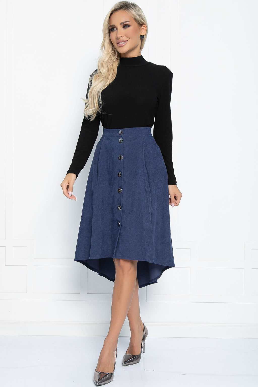 Юбка Севара (синяя) Ю11140 - Lt collection фото 6