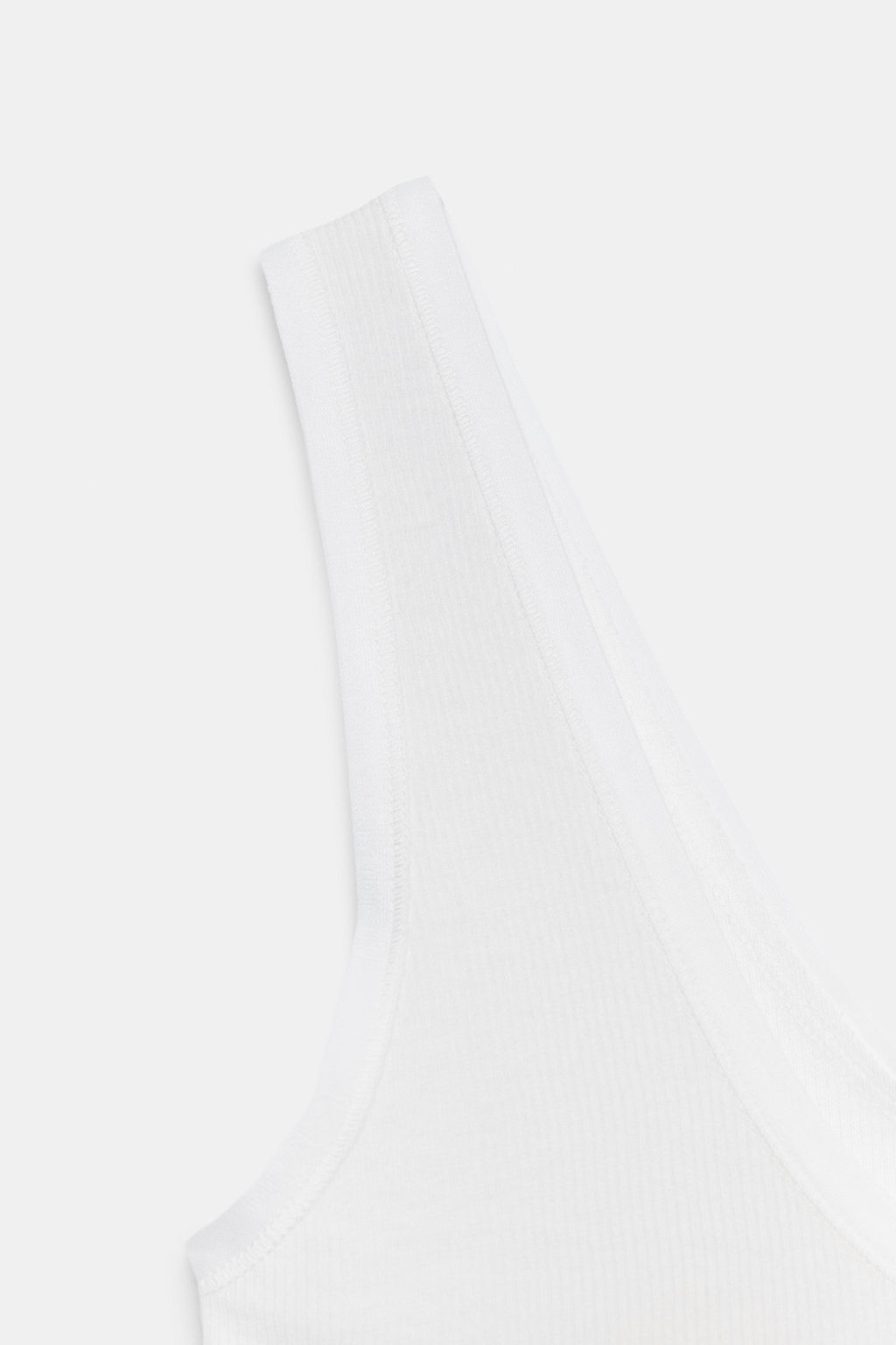 CAMISETA TIRANTES COMBINADA / Blanco