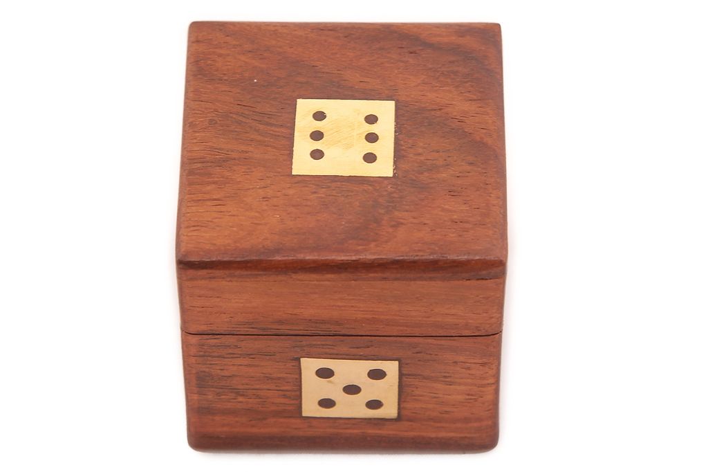Сувенир Игральные кости (дерево) № Иг1408 2шт/уп - Ганг фото 3