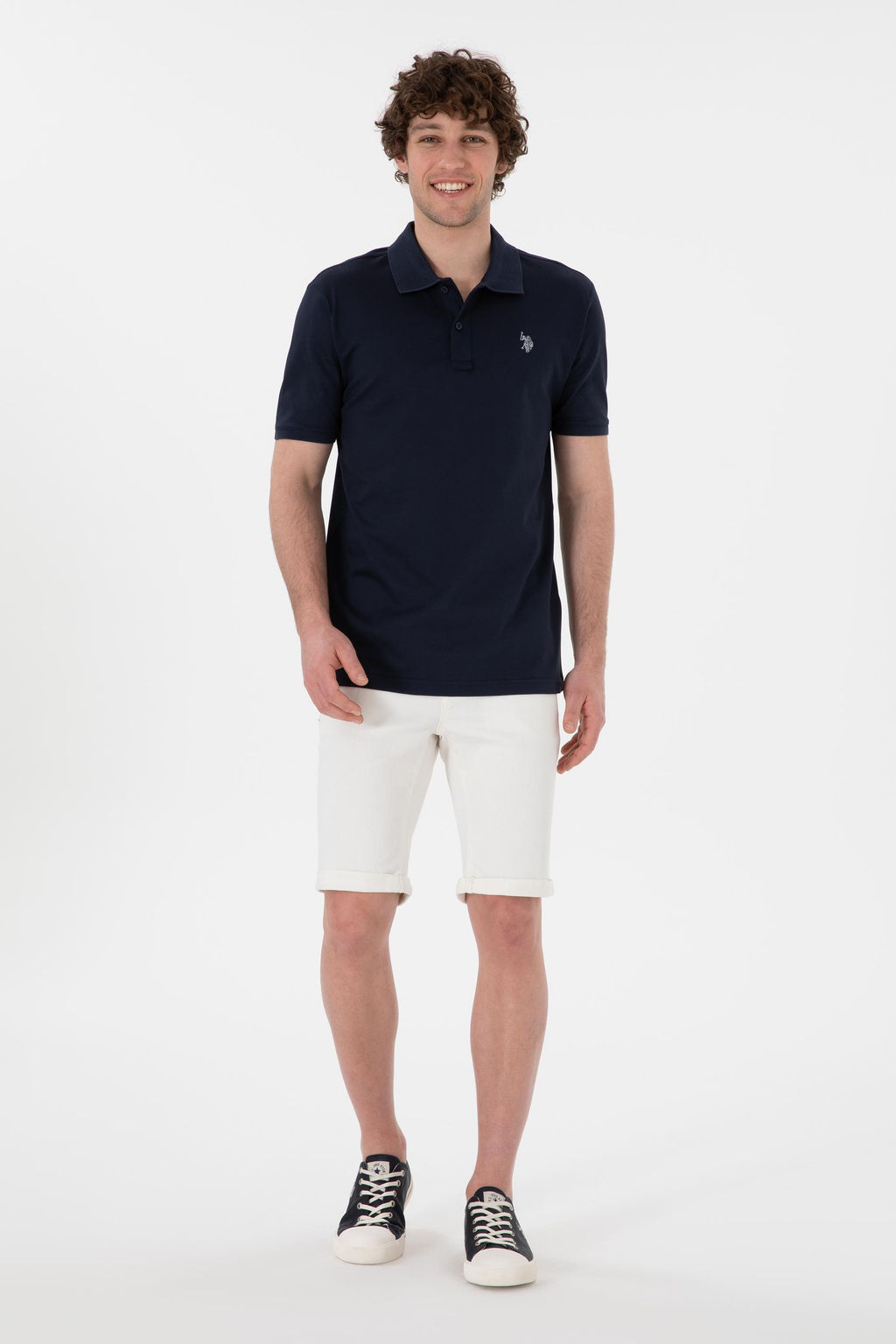 Erkek Regular Fit Polo Yaka Lacivert Basic Ti__rt Sepette S_rpriz _ndirim - U.s. polo assn фото 4