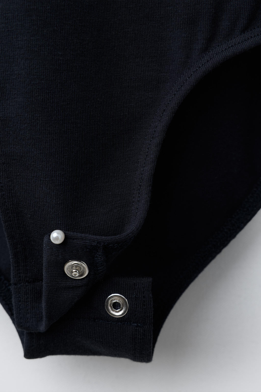 BODY VOLANTE Y TACHAS CON MODAL / Antracita oscuro - Zara фото 4