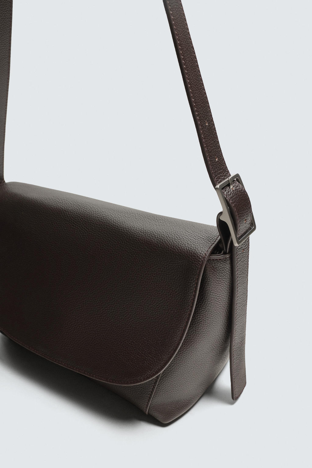 LEATHER CROSSBODY BAG - Zara фото 5