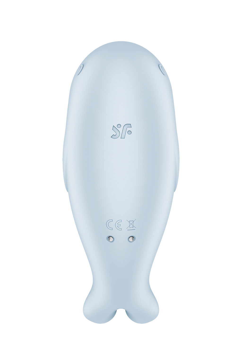 Вакуумный стимулятор клитора Satisfyer Seal You Soon, силикон, голубой, 11 см