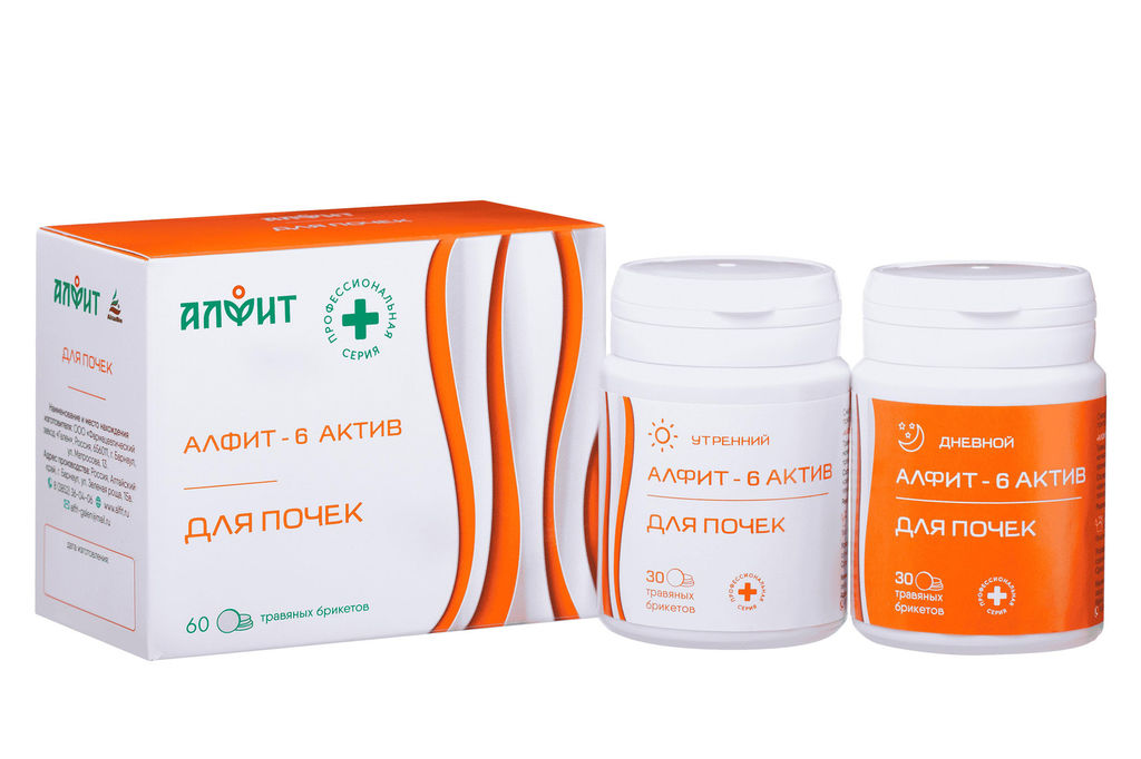 Алфит-актив 6 (для почек) БАД в брикетах Алфит 5784