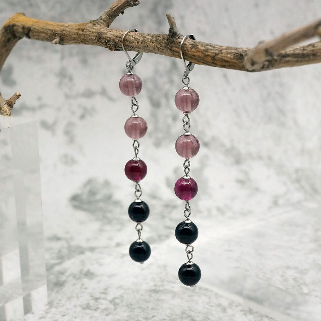 Серьги из муранского стекла