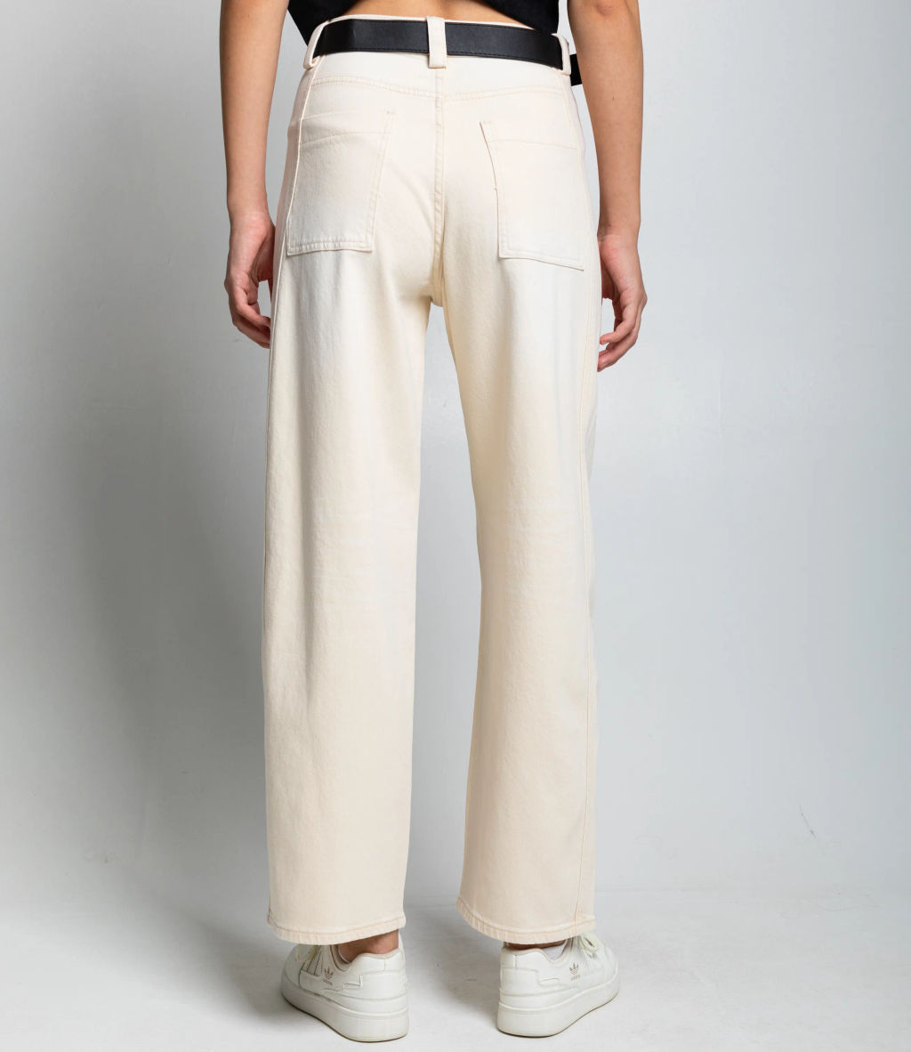Джинсы #КТ89521, кремовый - Dommod фото 4