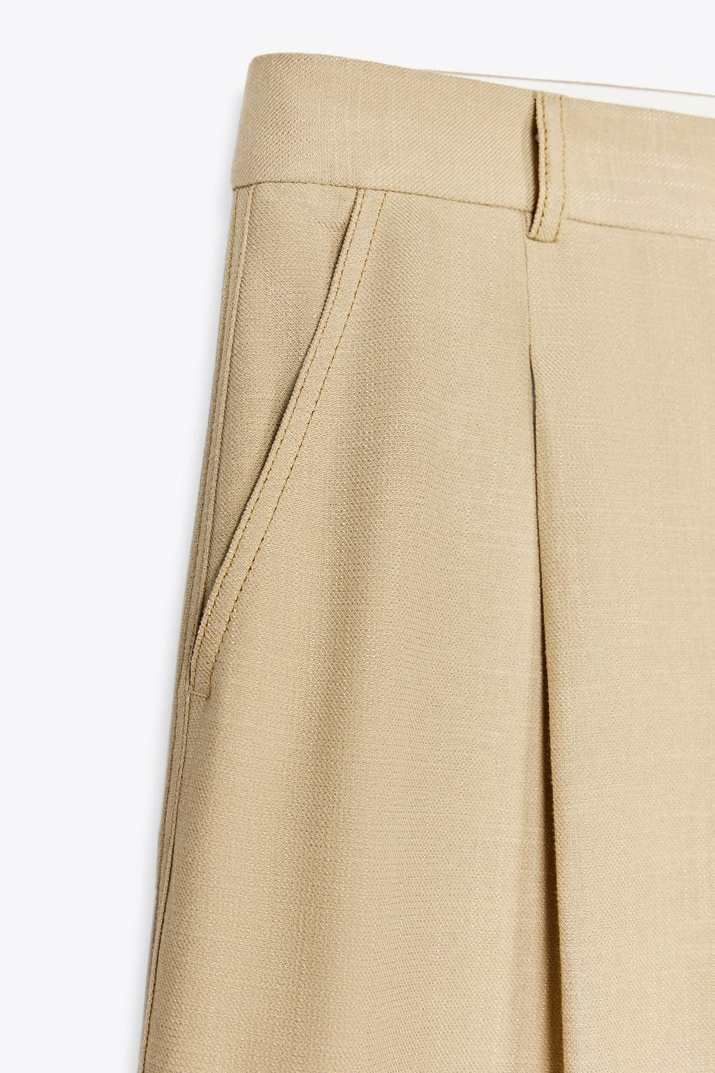 RUSTIC WIDE-LEG TROUSERS - Zara фото 9