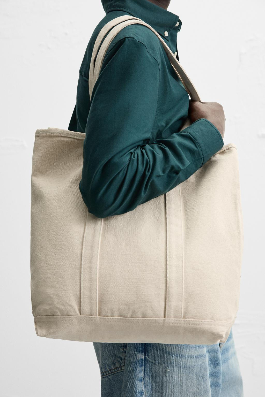 FABRIC SHOPPER BAG - Zara фото 9
