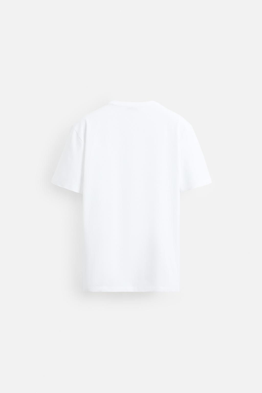 BASIC SLIM FIT T-SHIRT - Zara фото 53