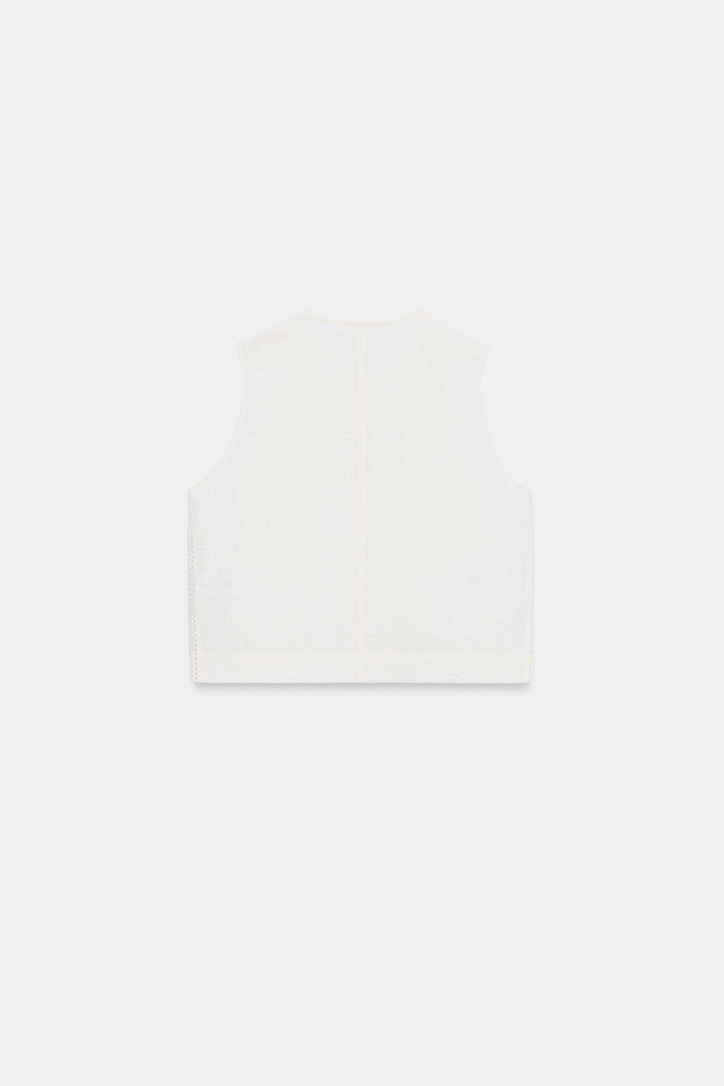 TOP ENTREDOSES LATERALES / Crudo - Zara фото 7