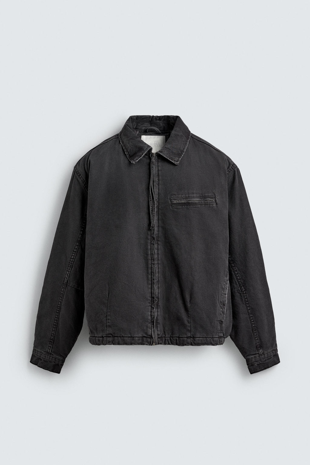 QUILTED DENIM JACKET - Zara фото 8