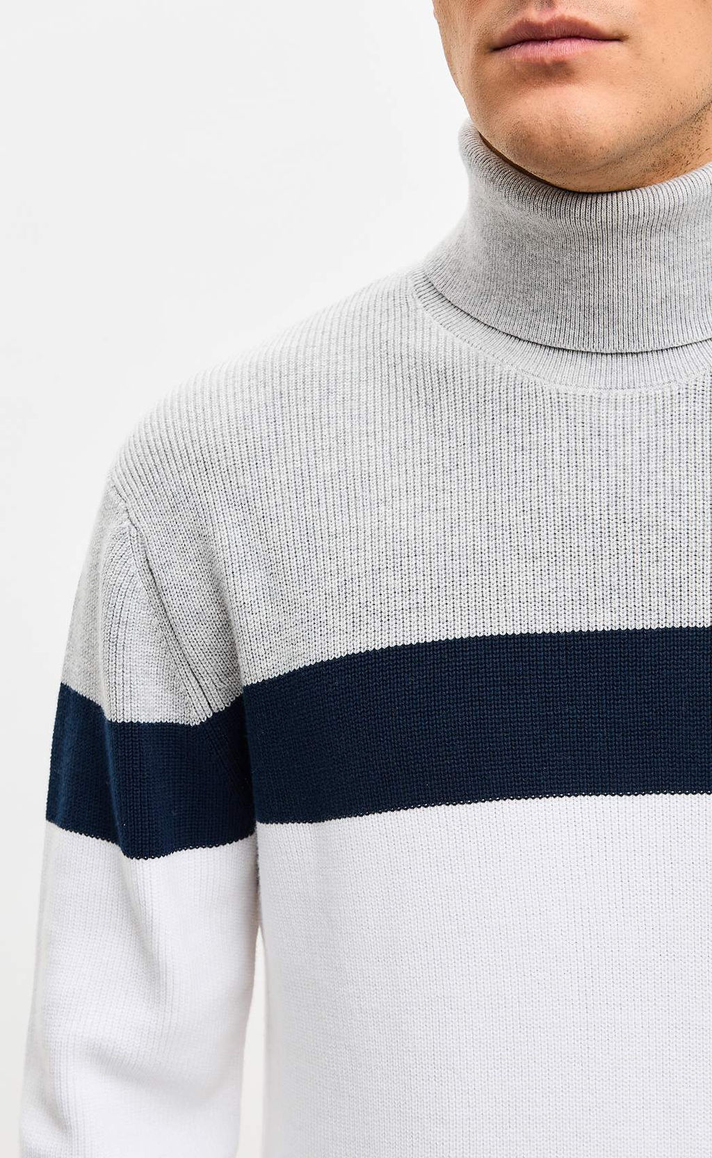 Джемпер P521-1569 white/grey - Primm фото 3