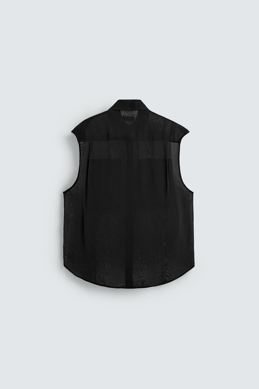 SEMI-SHEER SHIRT WITH POCKETS