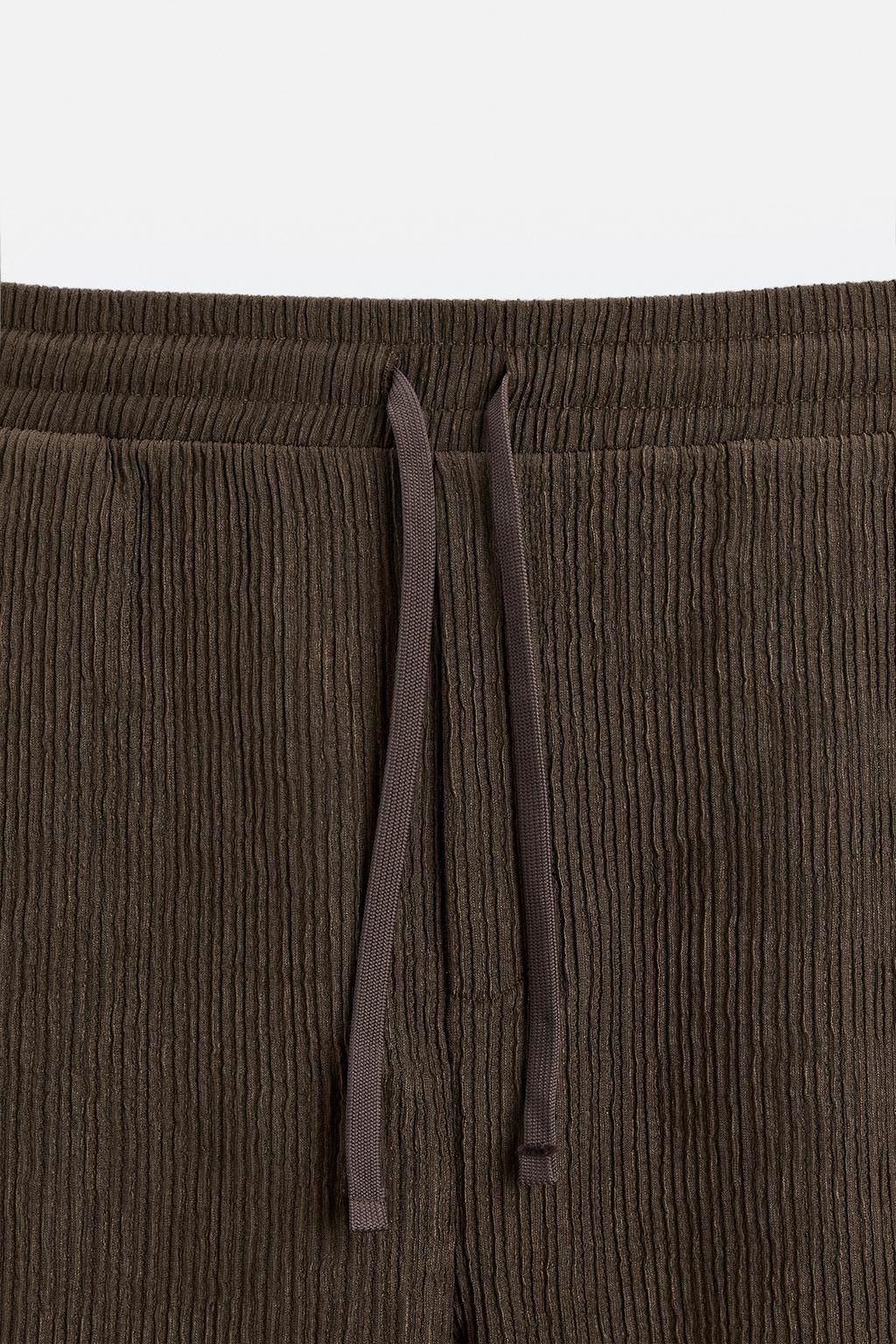 RELAXED FIT JACQUARD BERMUDA SHORTS - Zara фото 31