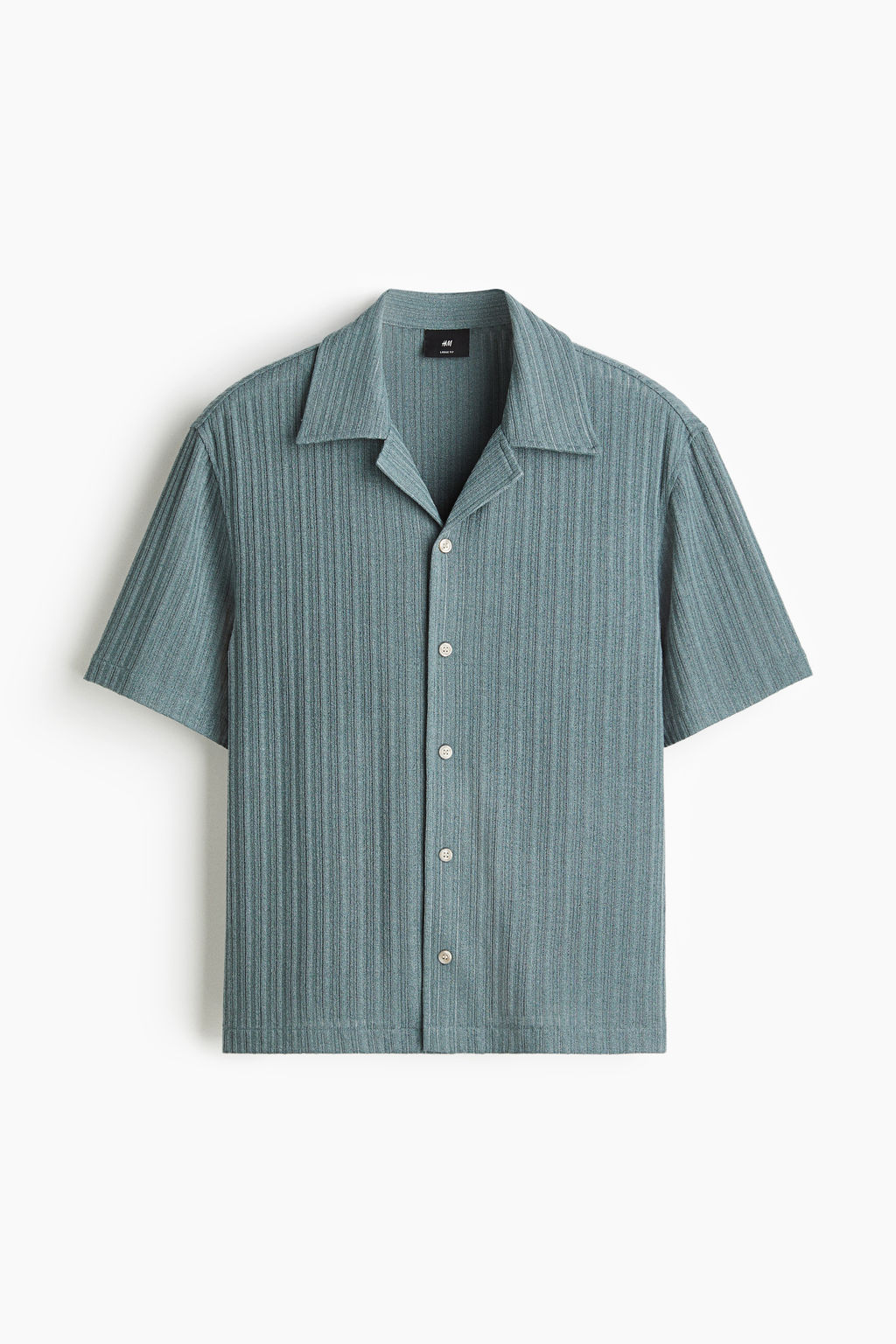 Camisa resort en punto de canal? Loose Fit - H&m фото 2